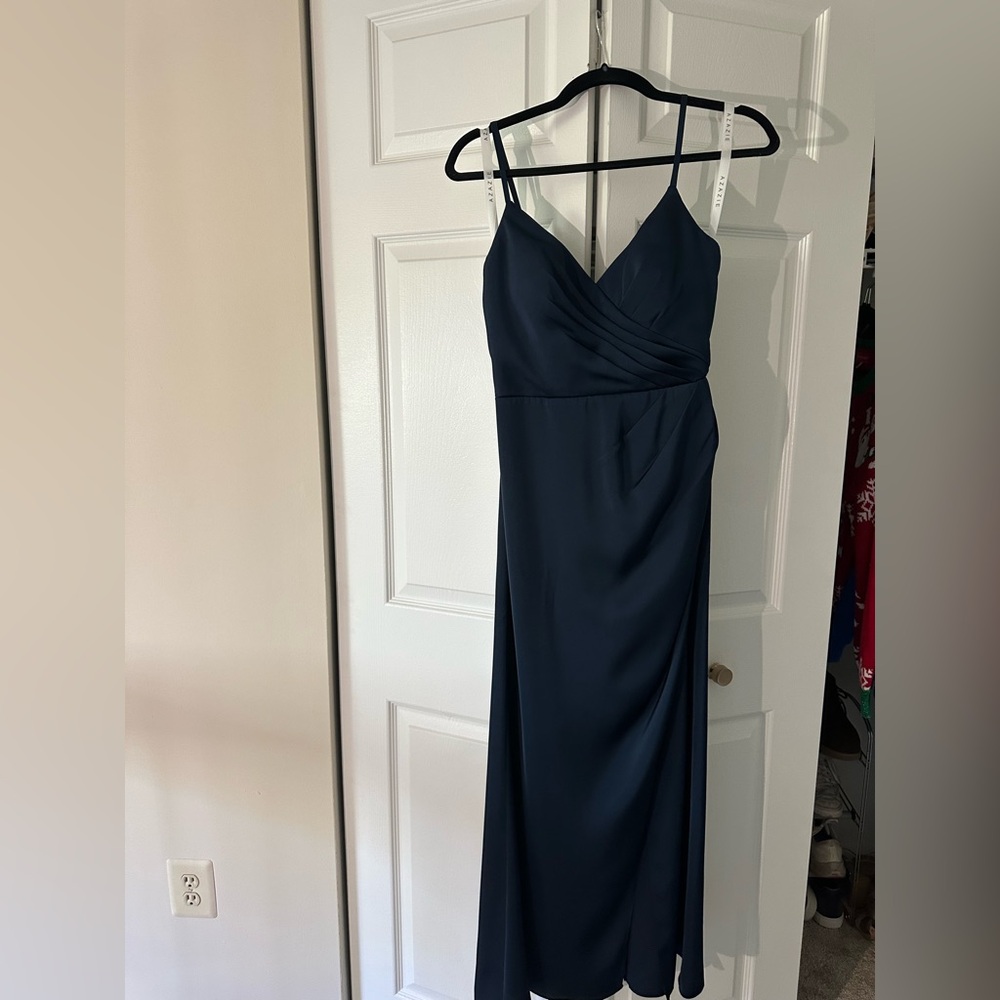 Azazie Navy Blue Wedding Dress
